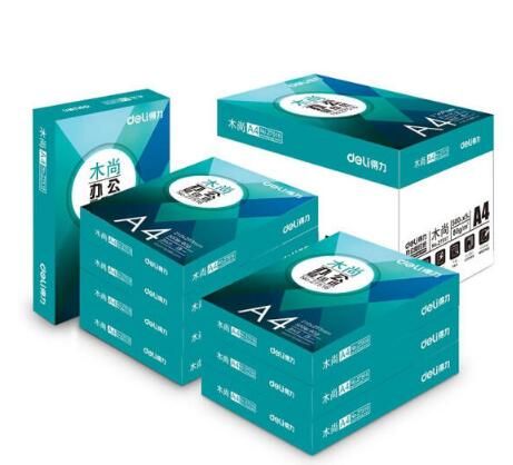 得力Z7518木尚复印纸A4-80g-8包(白色)(包)