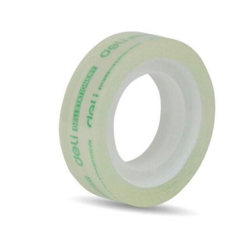 得力 30014 文具胶带 12mm*20y 透明色 12卷/筒