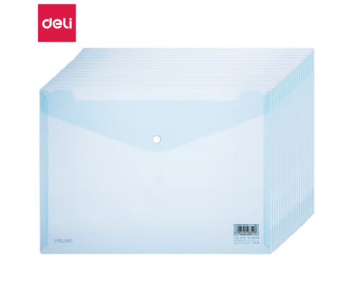 得力5501文件袋(蓝)(只) 10只/包