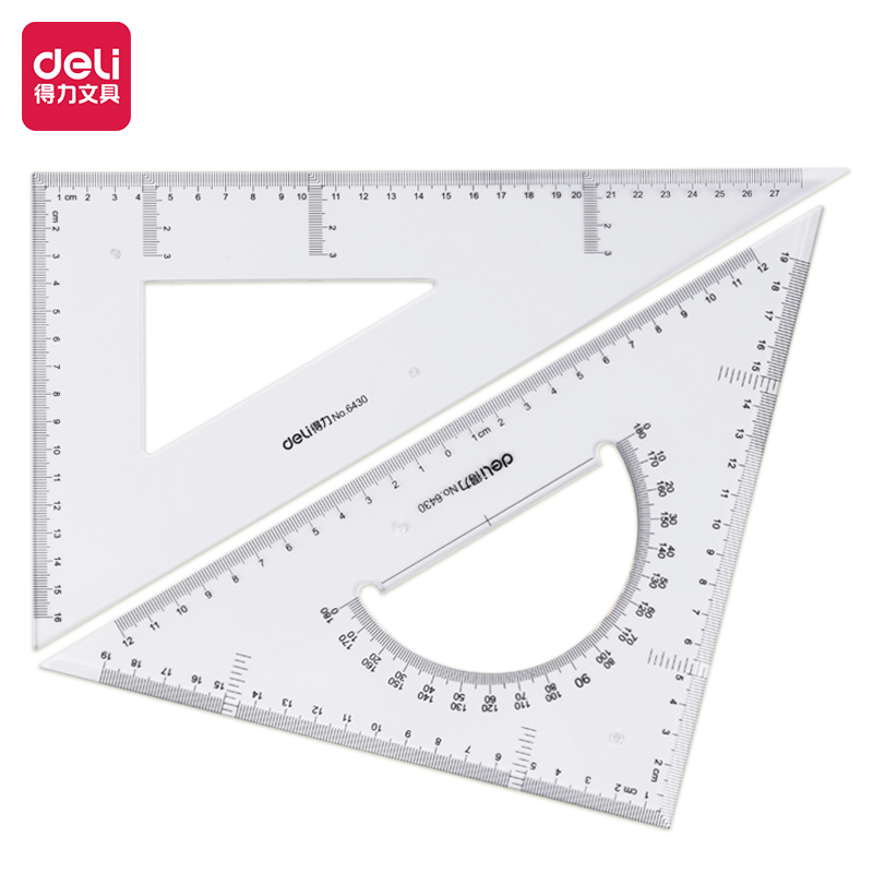 得力 6430三角尺30cm