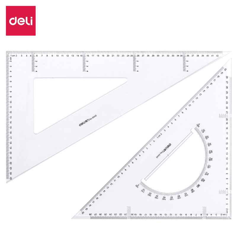 得力 6445三角尺43cm