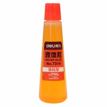 得力 7314 液体胶水 120ml (单位:瓶) 黄色