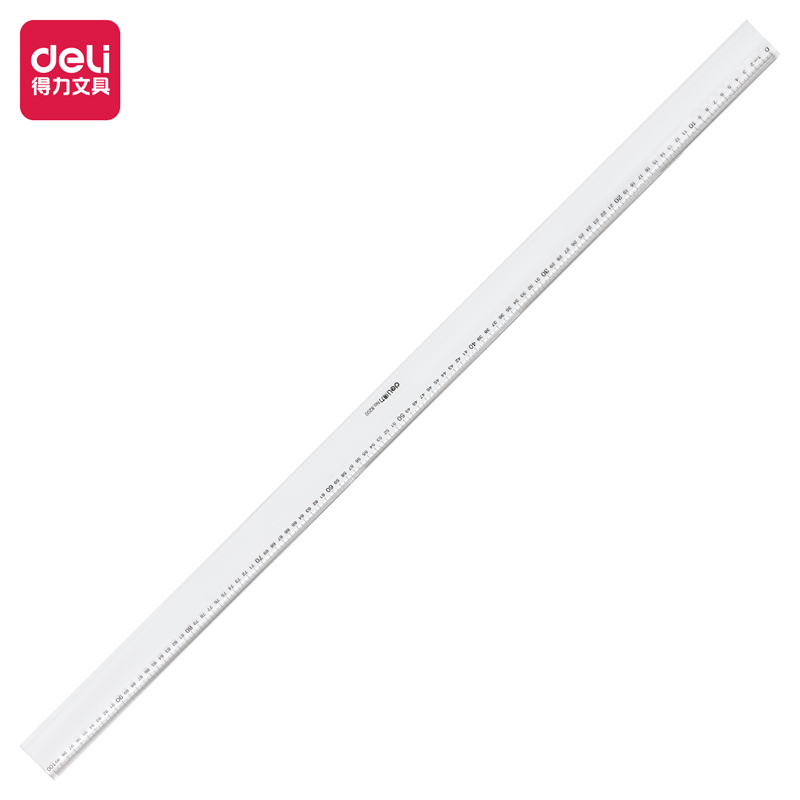 得力8200有机直尺100cm(只)