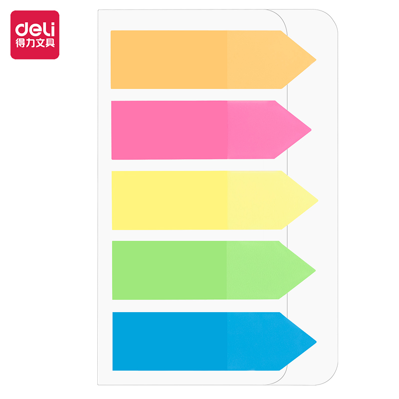 得力9064指示标签12*43mm(混)(袋)